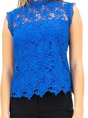 NWT Nanette Nanette Lepore top Sz L polyester True color is on the model